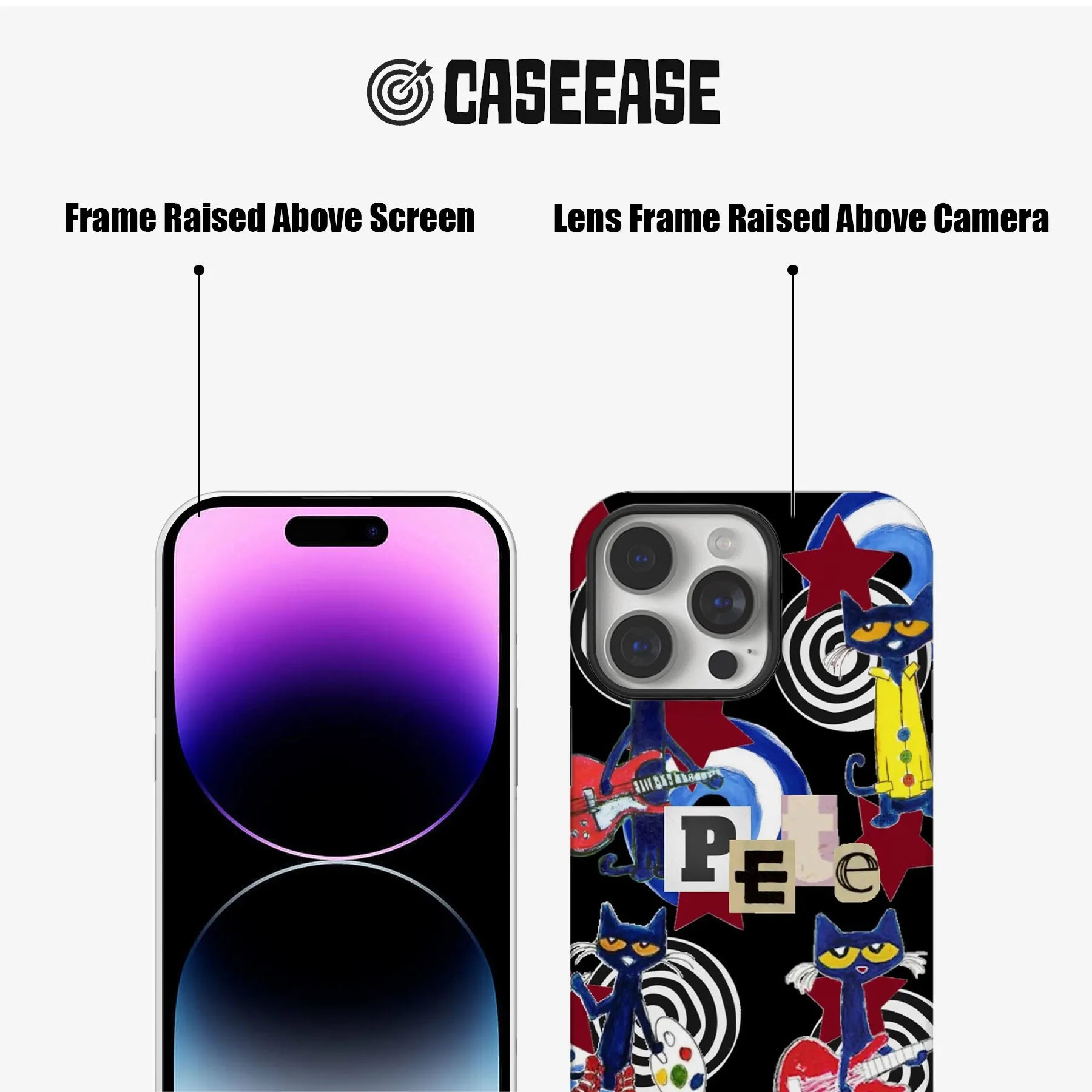 Pete the Cat Rock Star Phone Case