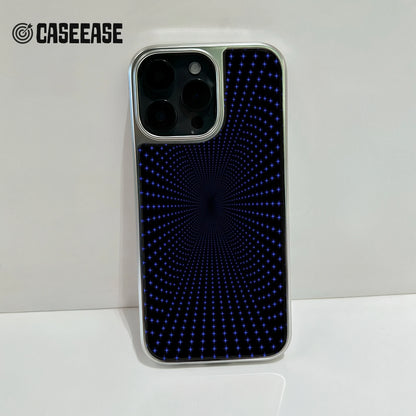 Holographic Chrome Phone Case for iPhone 15 Pro - Starry Night Design