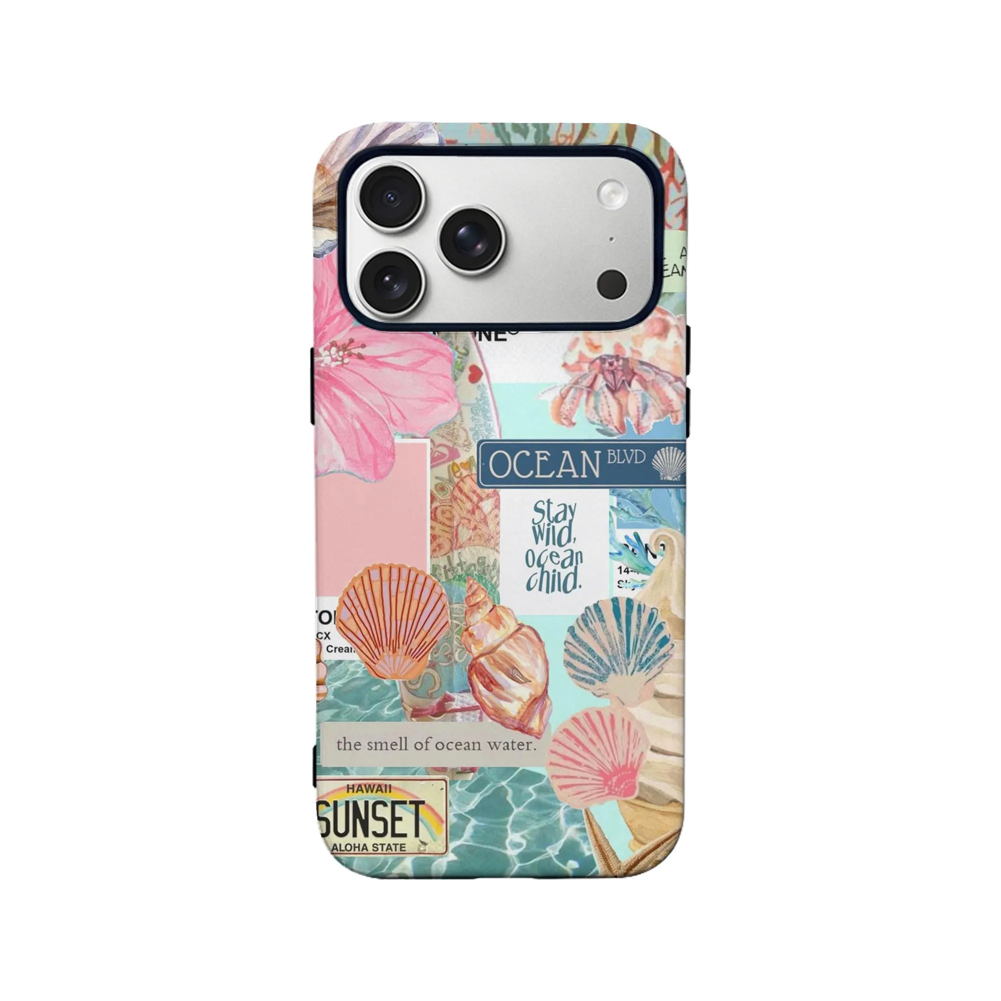 Ocean Vibes Shells and Corals Phone Case