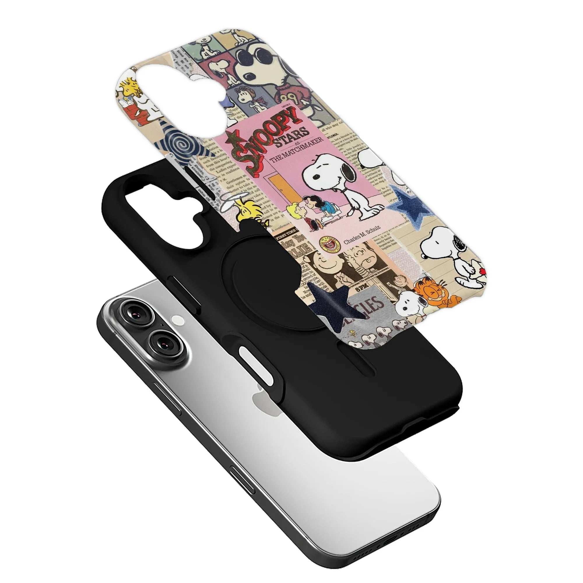 Snoopy Matchmaker Phone Case - Fun & Colorful Design