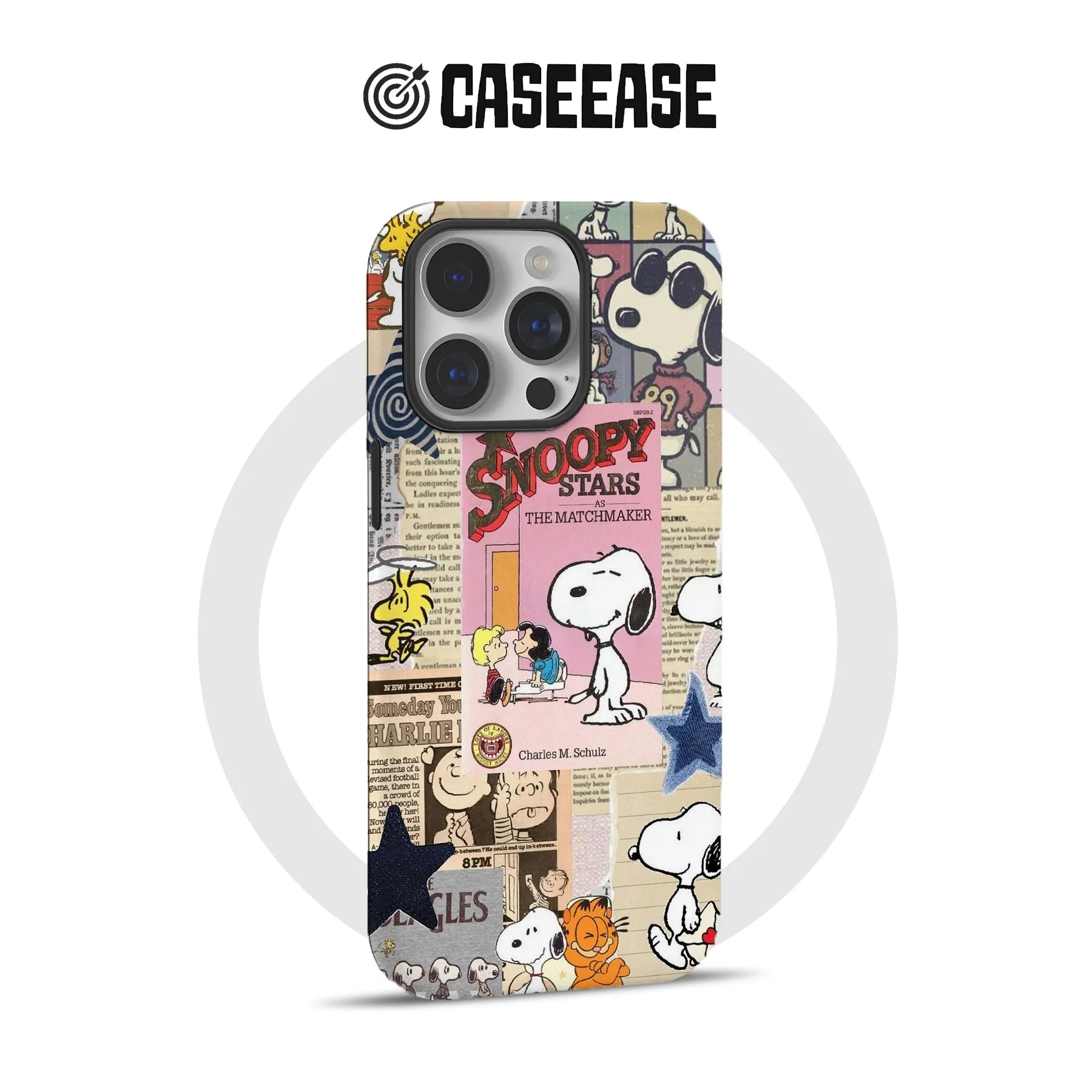Snoopy Matchmaker Phone Case - Fun & Colorful Design