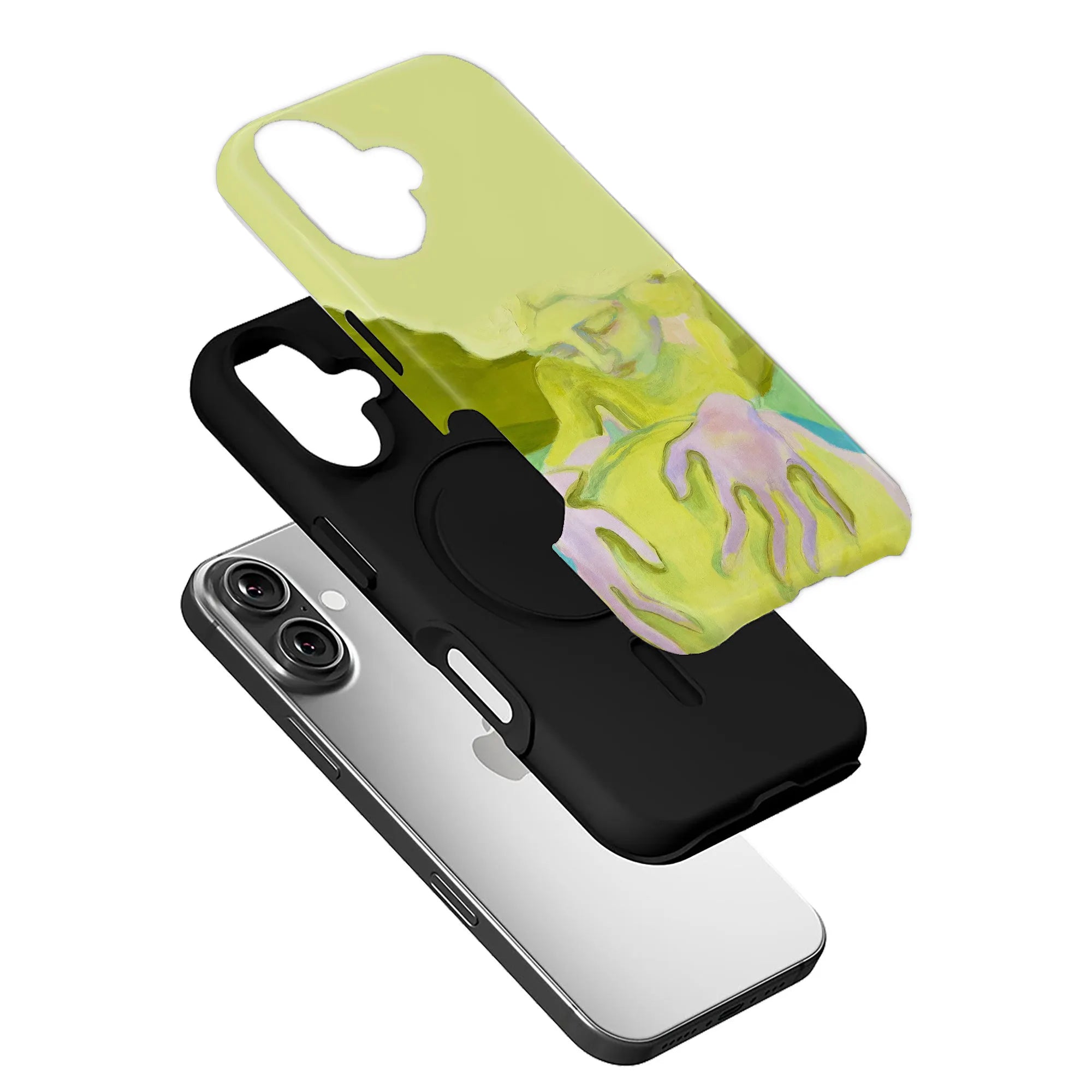 Artistic Minimalist Phone Case with Nature Theme
