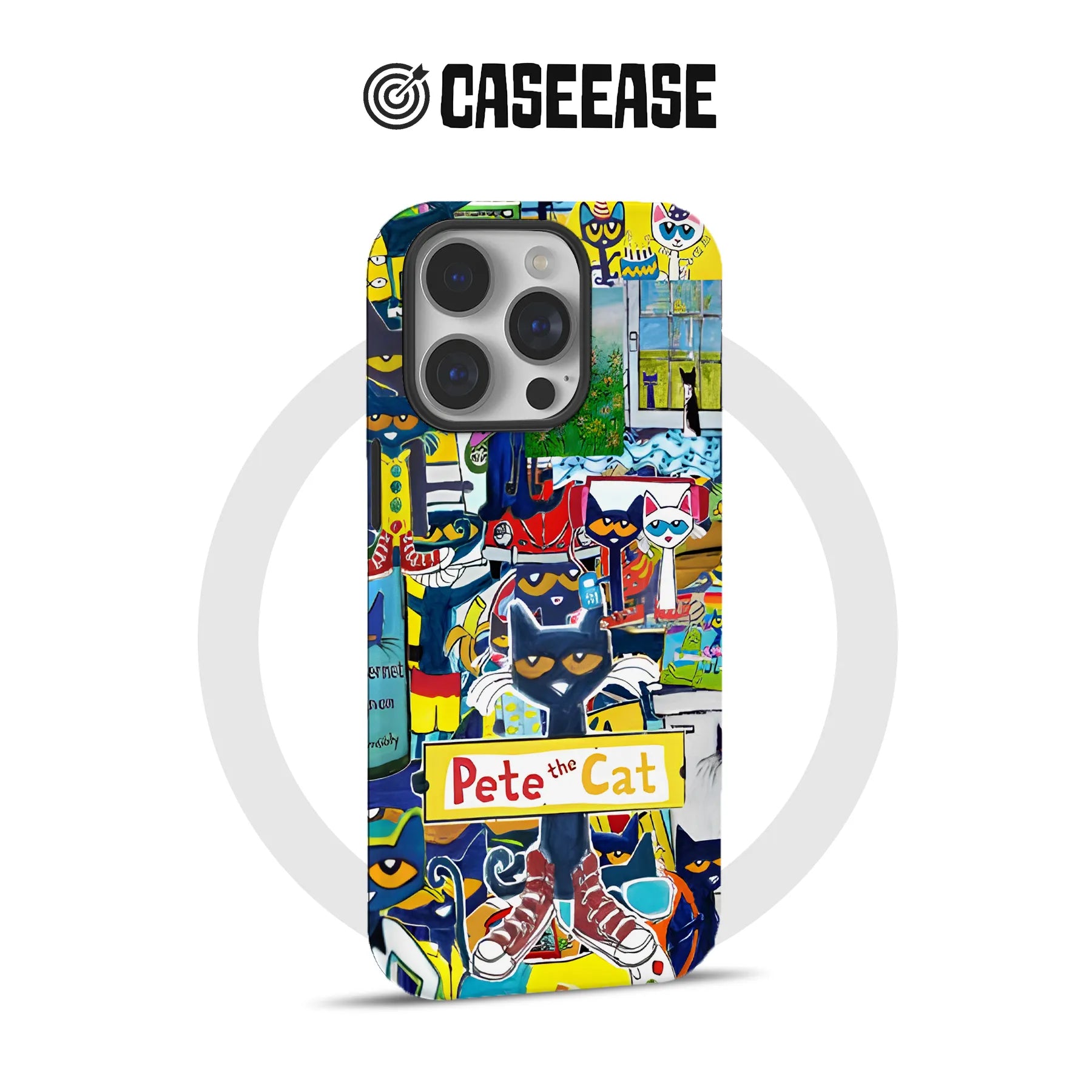 Pete the Cat Fun and Colorful Phone Case