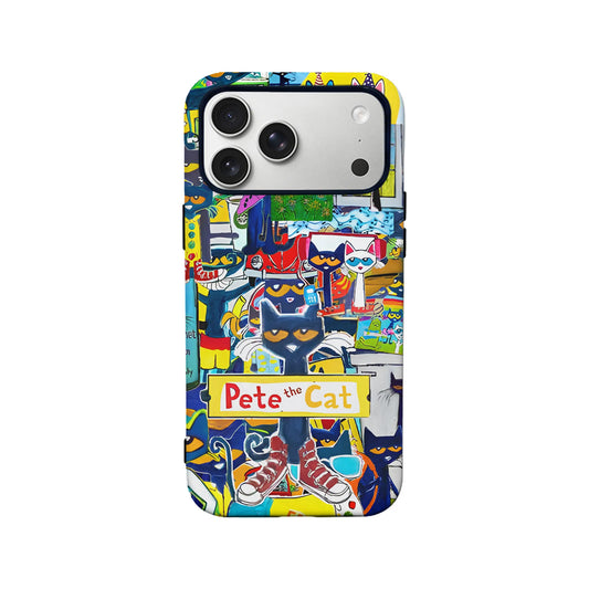 Funda para teléfono divertida y colorida de Pete el Gato