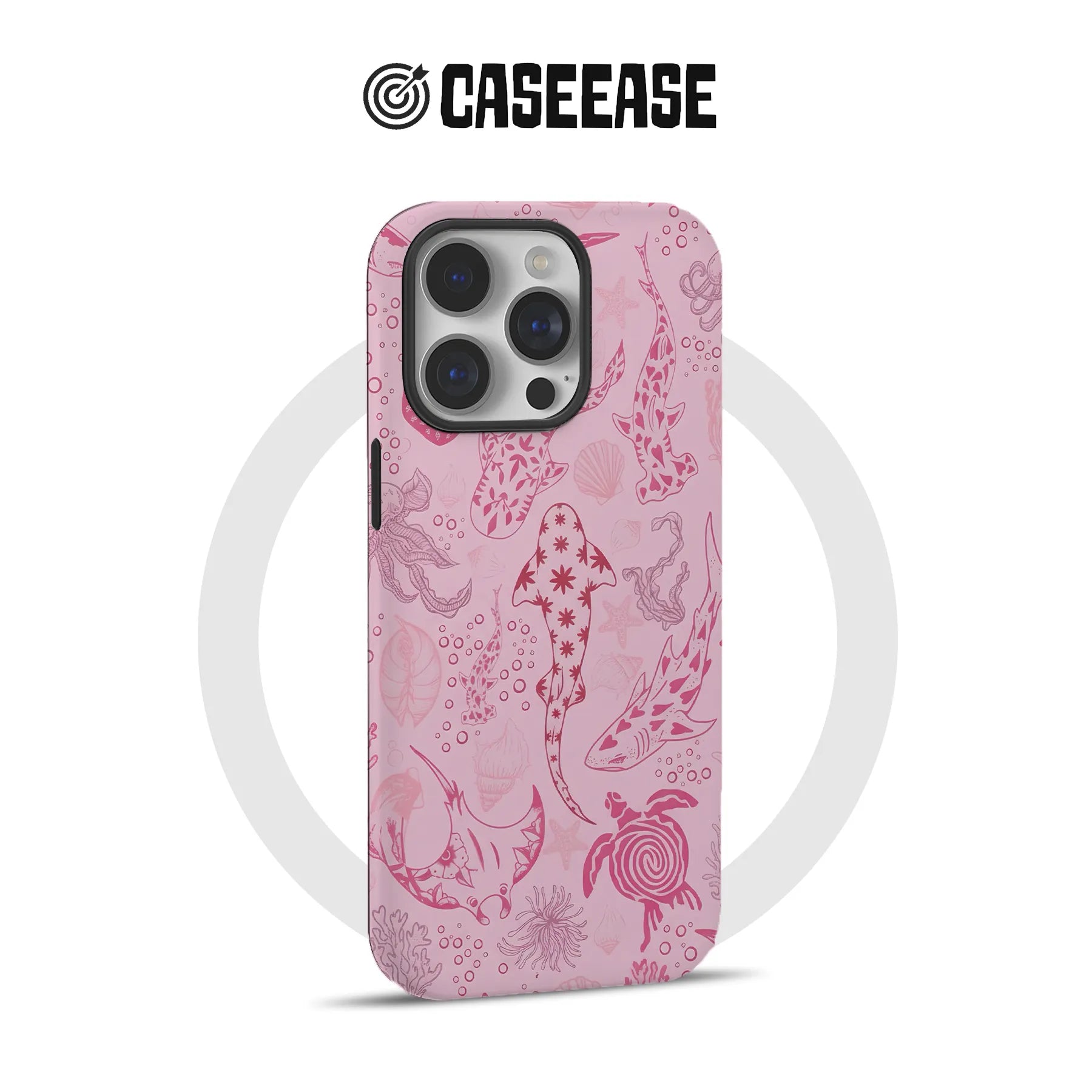 Pink Ocean Life Phone Case