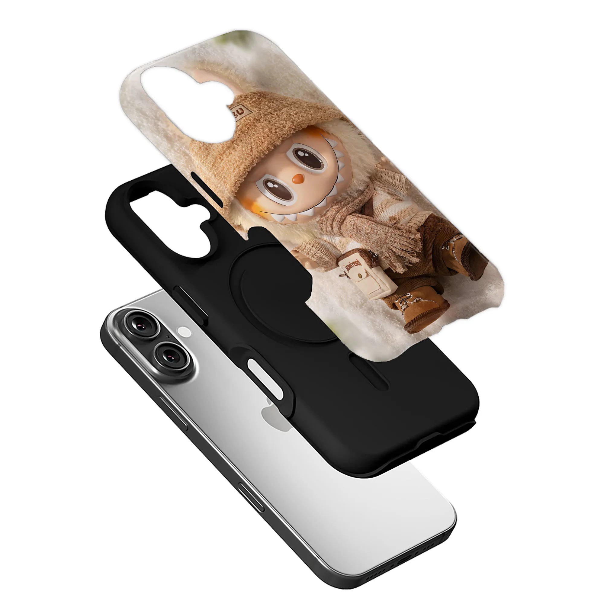 Cozy Labubu Doll Phone Case