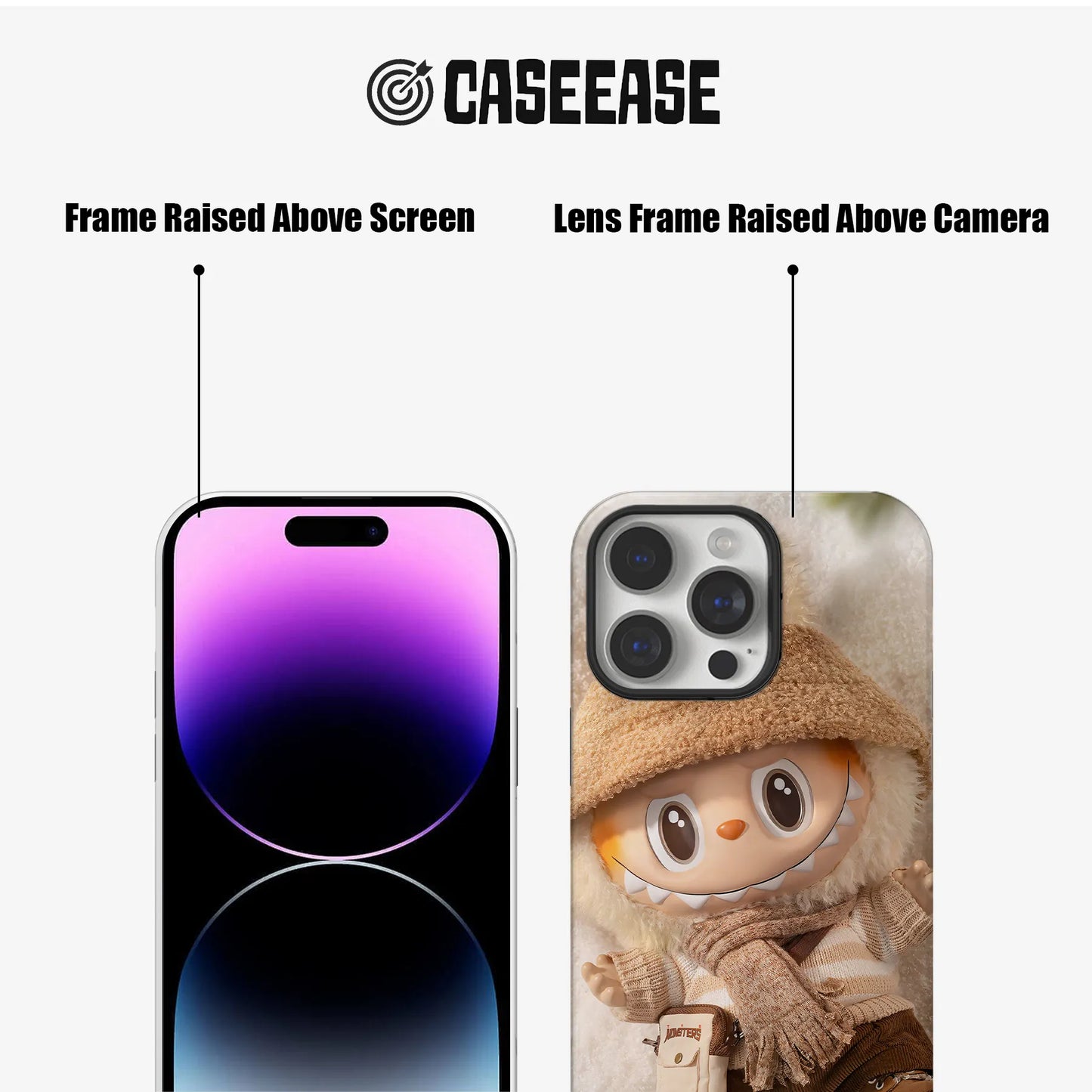 Cozy Labubu Doll Phone Case