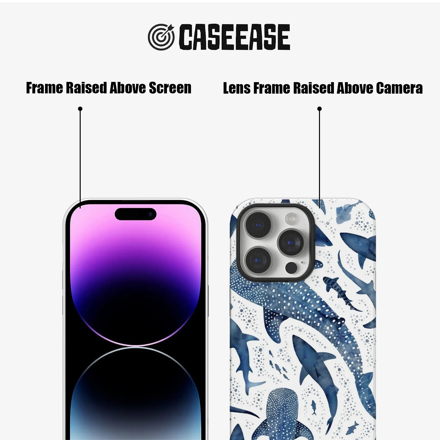 Artistic Whale Shark Nautical Phone Case