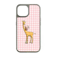 Holographic Chrome Giraffe Phone Case - Playful Design & Durable Protection