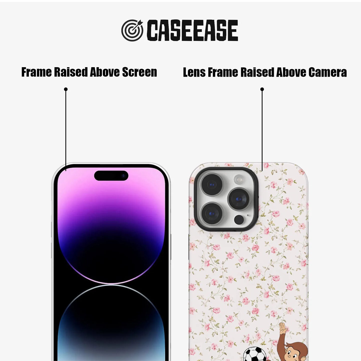Cute Monkey Soccer Phone Case