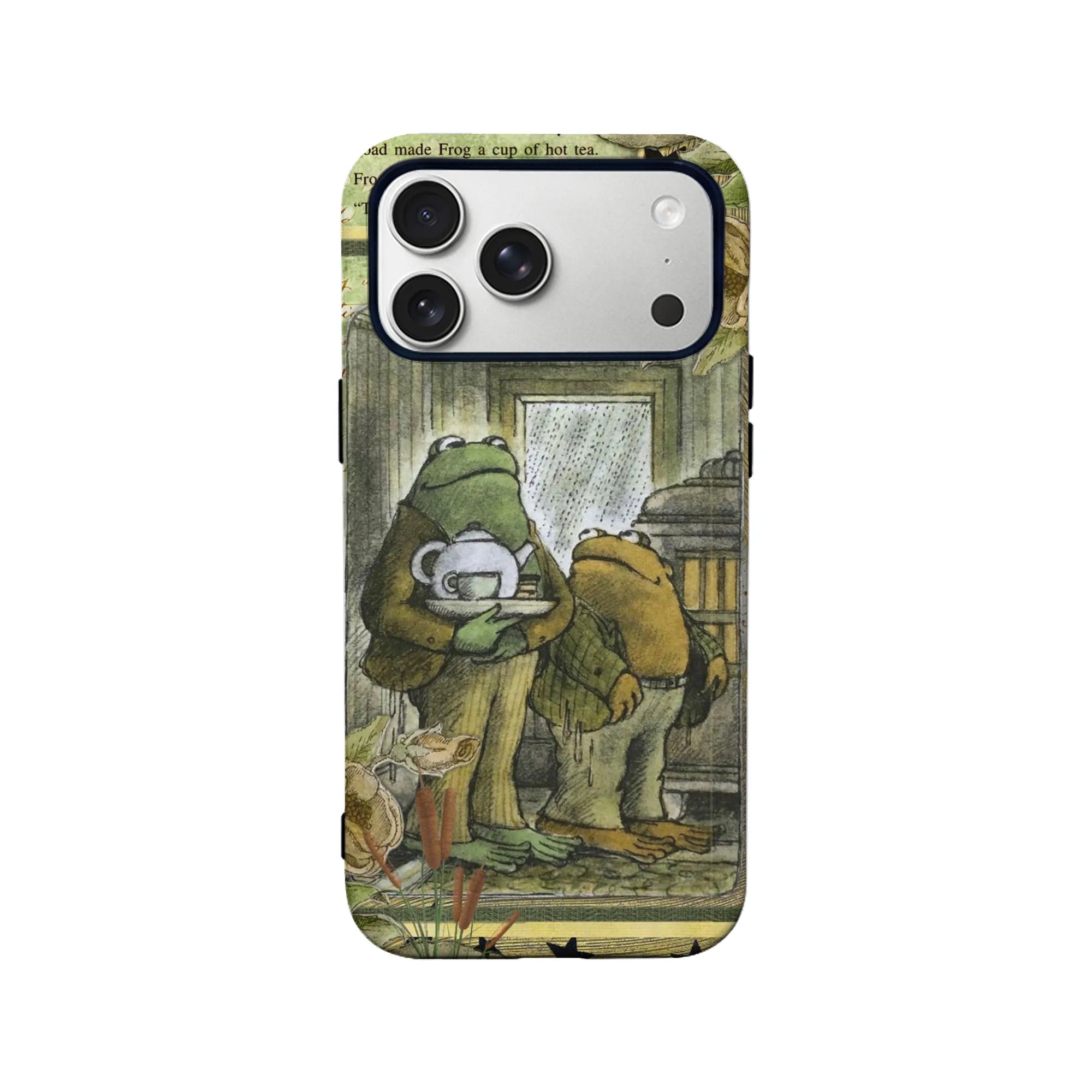 Frog Tea Party Phone Case - Whimsical Frog Design