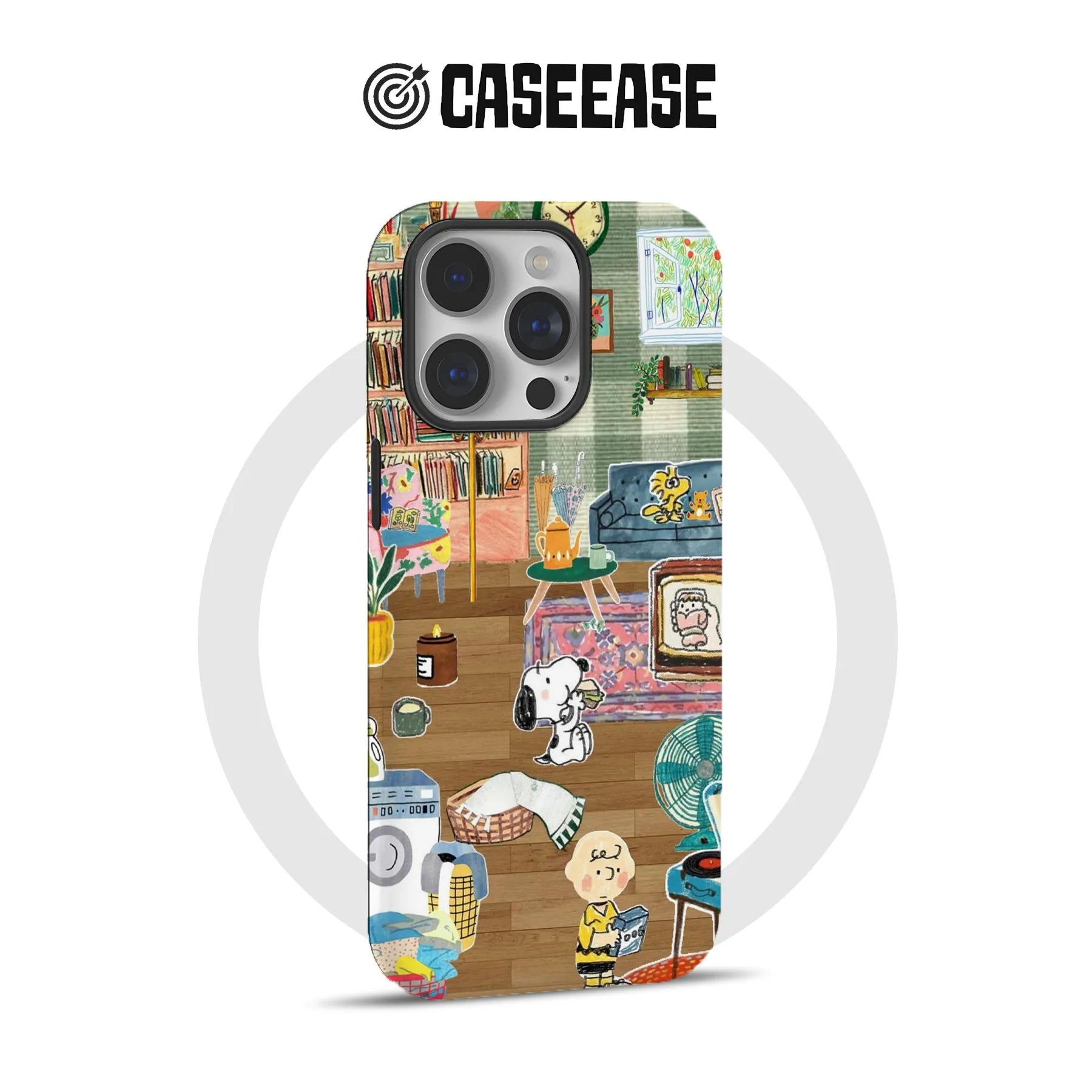 Cartoon Characters Living Room Phone Case