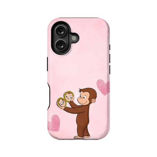 Cute Curious George Phone Case for iPhone