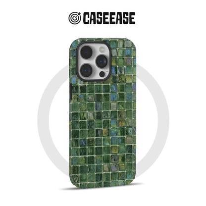 Mosaic Green Phone Case - Stylish & Durable