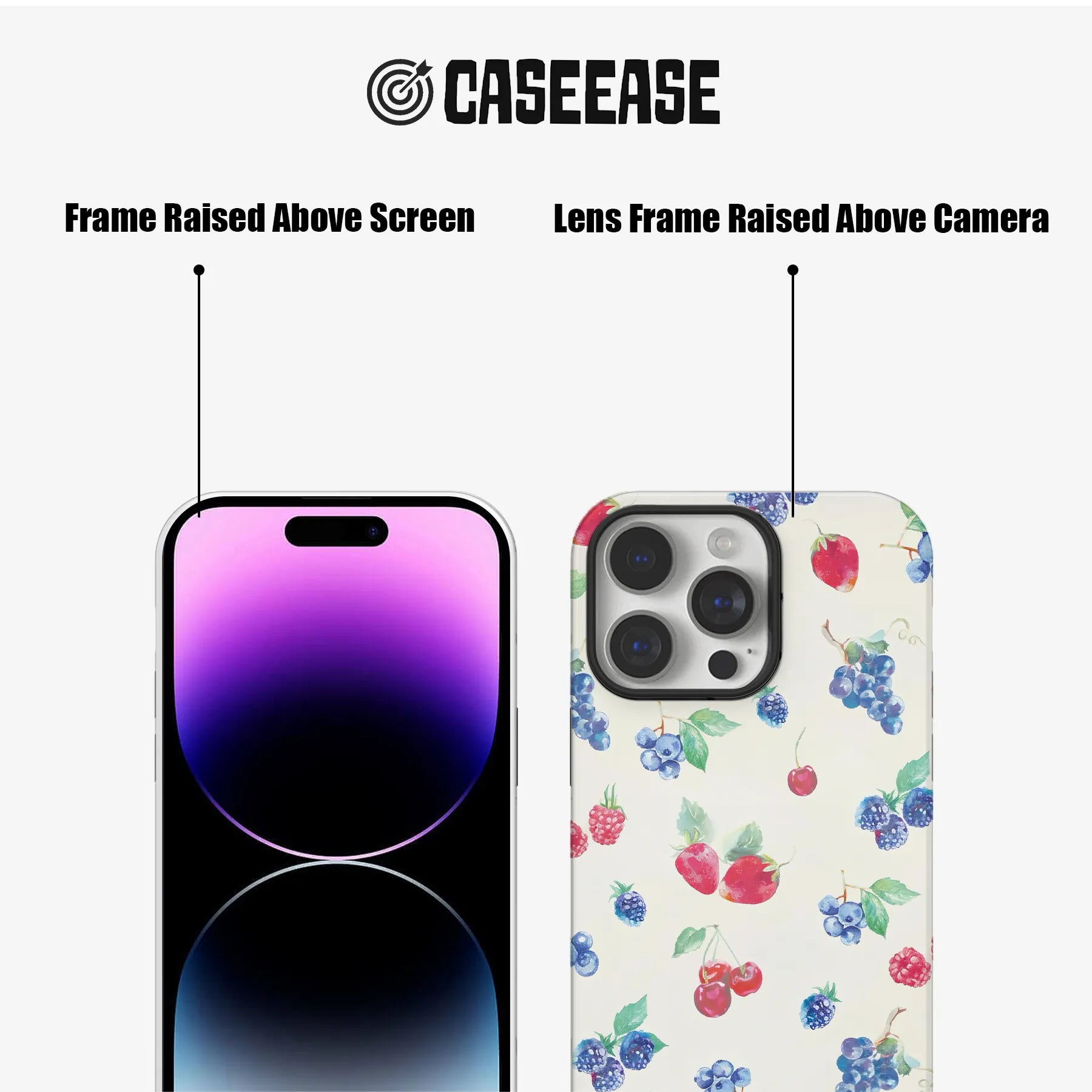 Colorful Fruit Pattern Phone Case