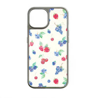 Holographic Chrome Fruit Phone Case - Vibrant Berry Design