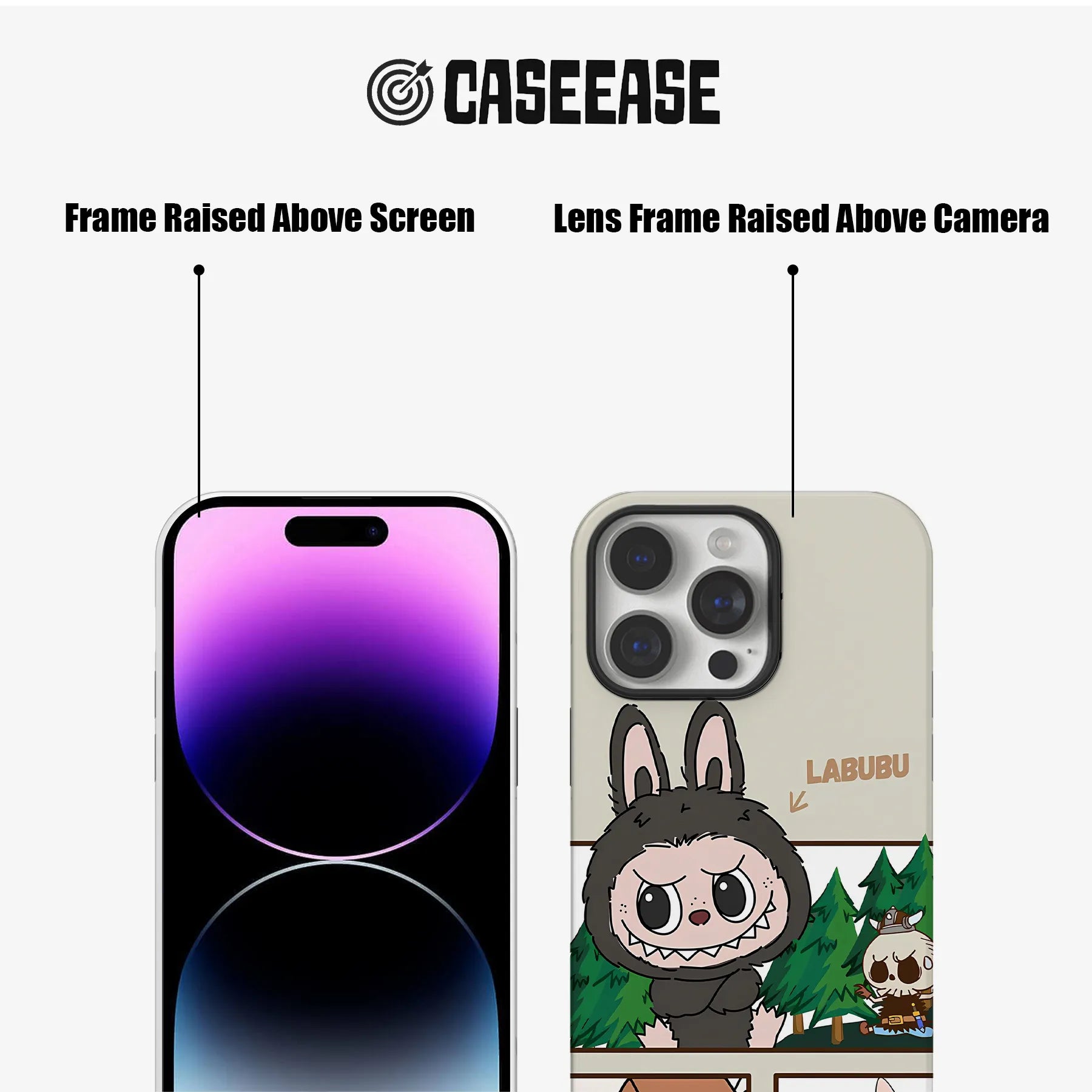 Labubu Cartoon Phone Case for Adventure Lovers