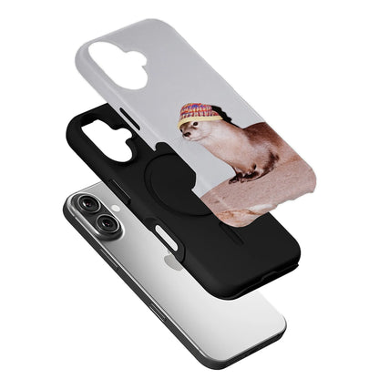 Cute Otter with Beanie Phone Case