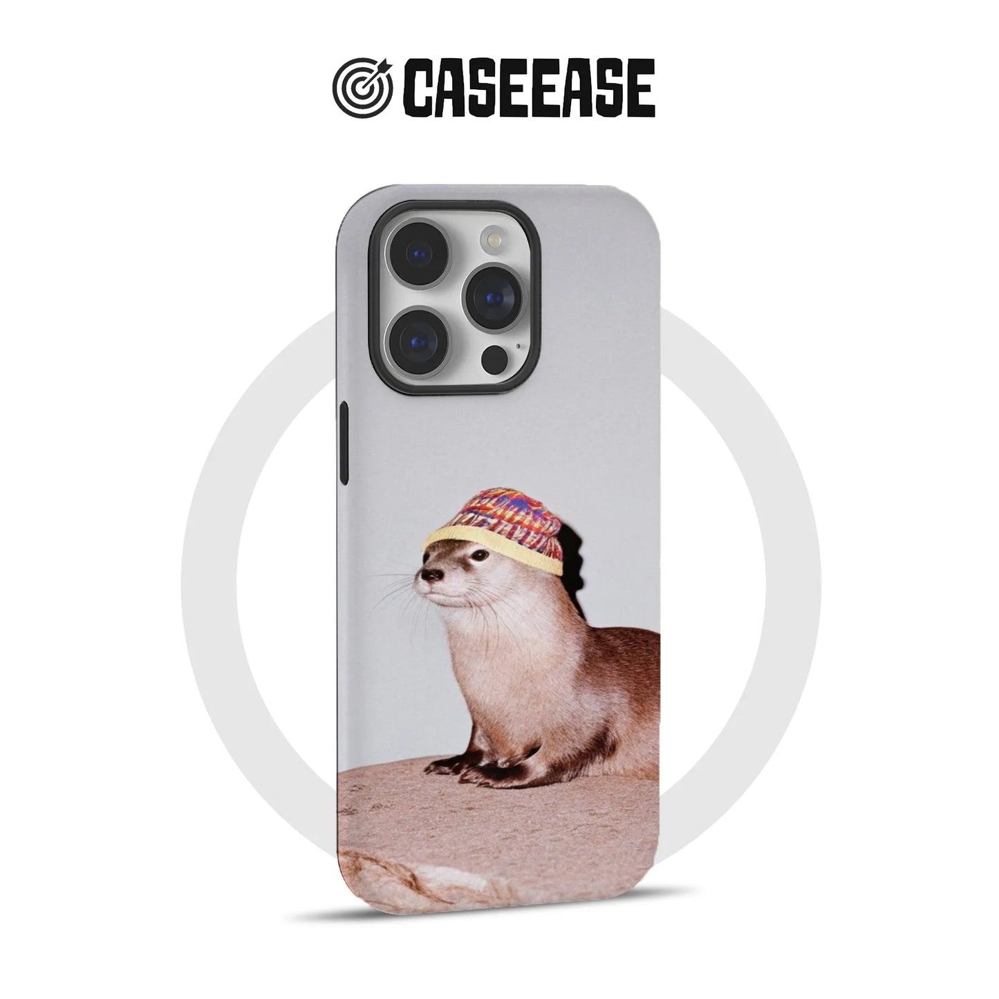 Cute Otter with Beanie Phone Case
