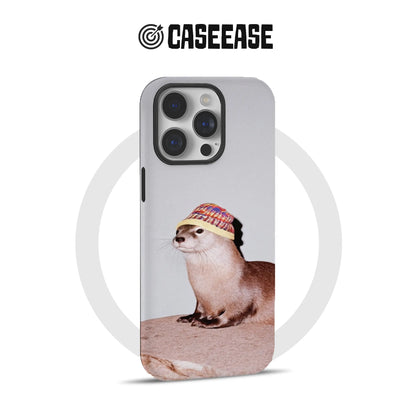 Cute Otter with Beanie Phone Case