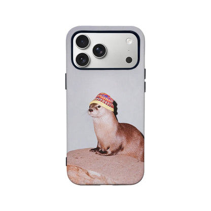 Cute Otter with Beanie Phone Case