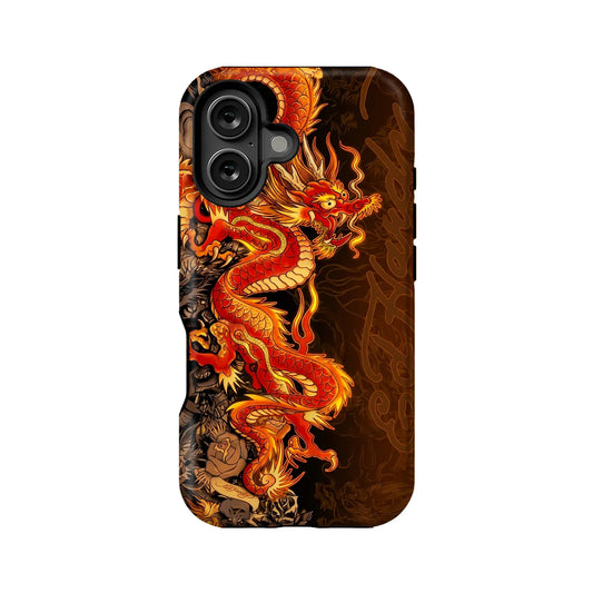 Fiery Dragon Phone Case - Bold Art for Your Device