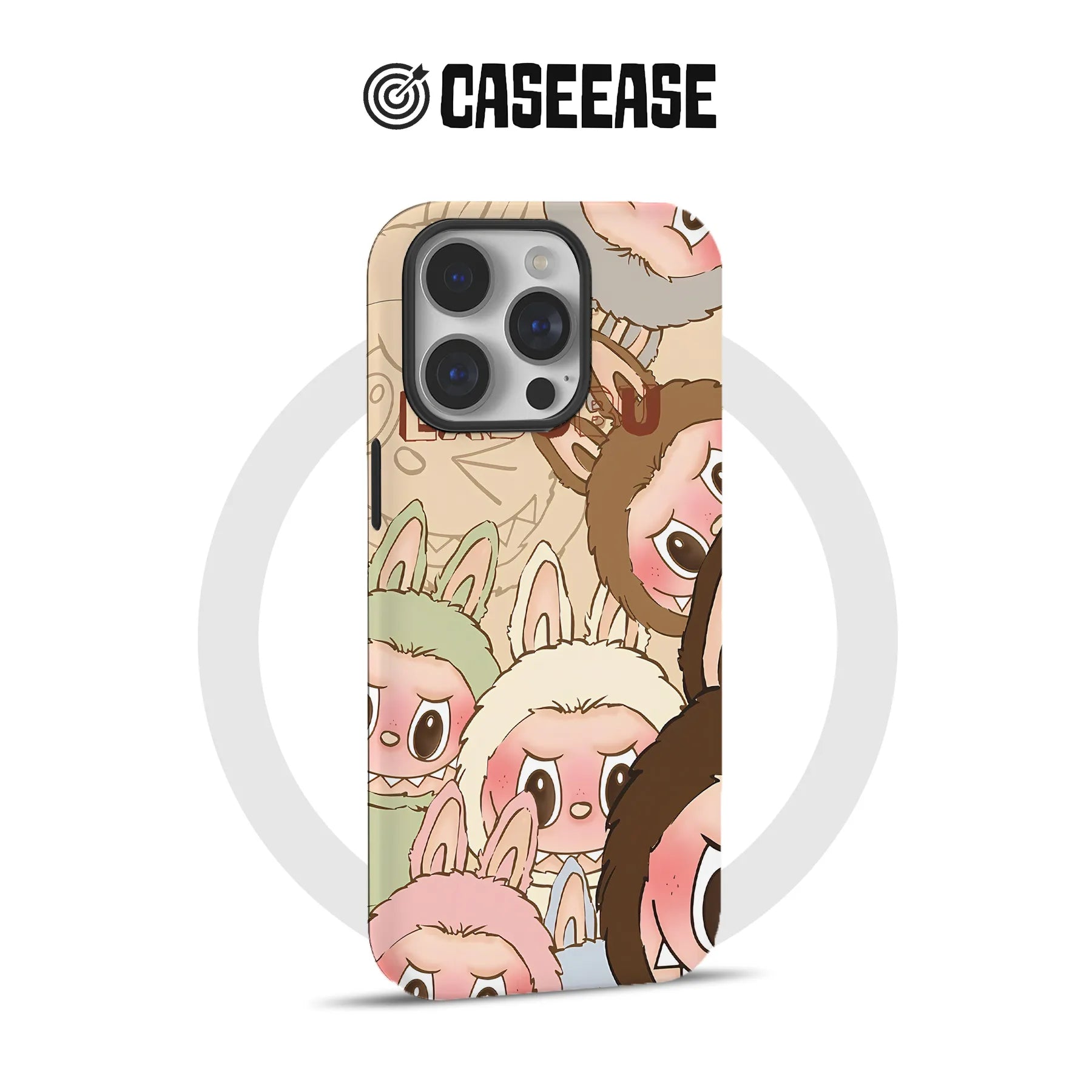 Cute Labubu Faces Phone Case