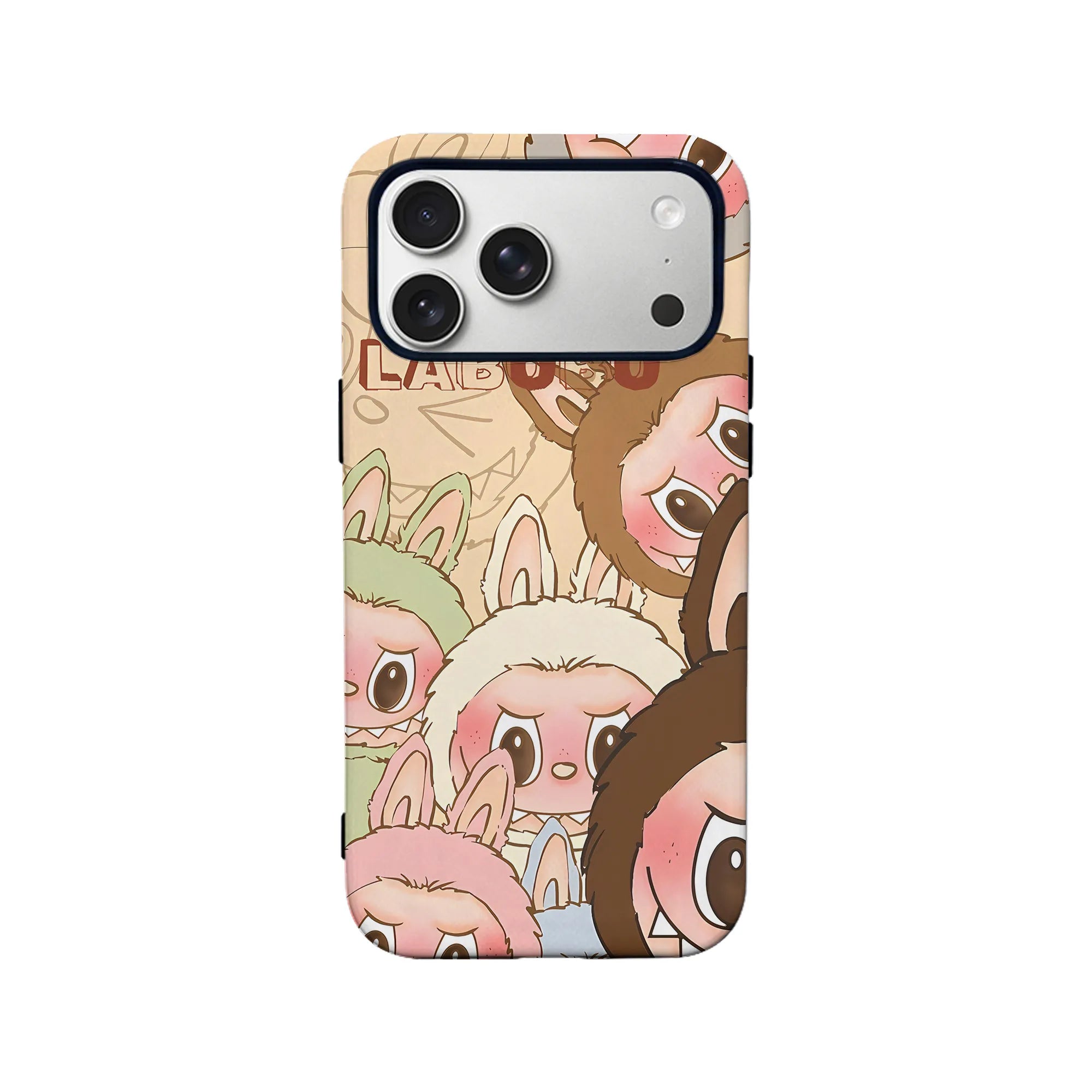 Cute Labubu Faces Phone Case