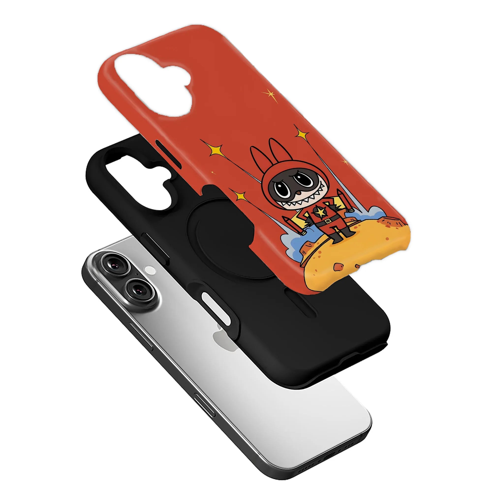 Superhero Labubu Phone Case