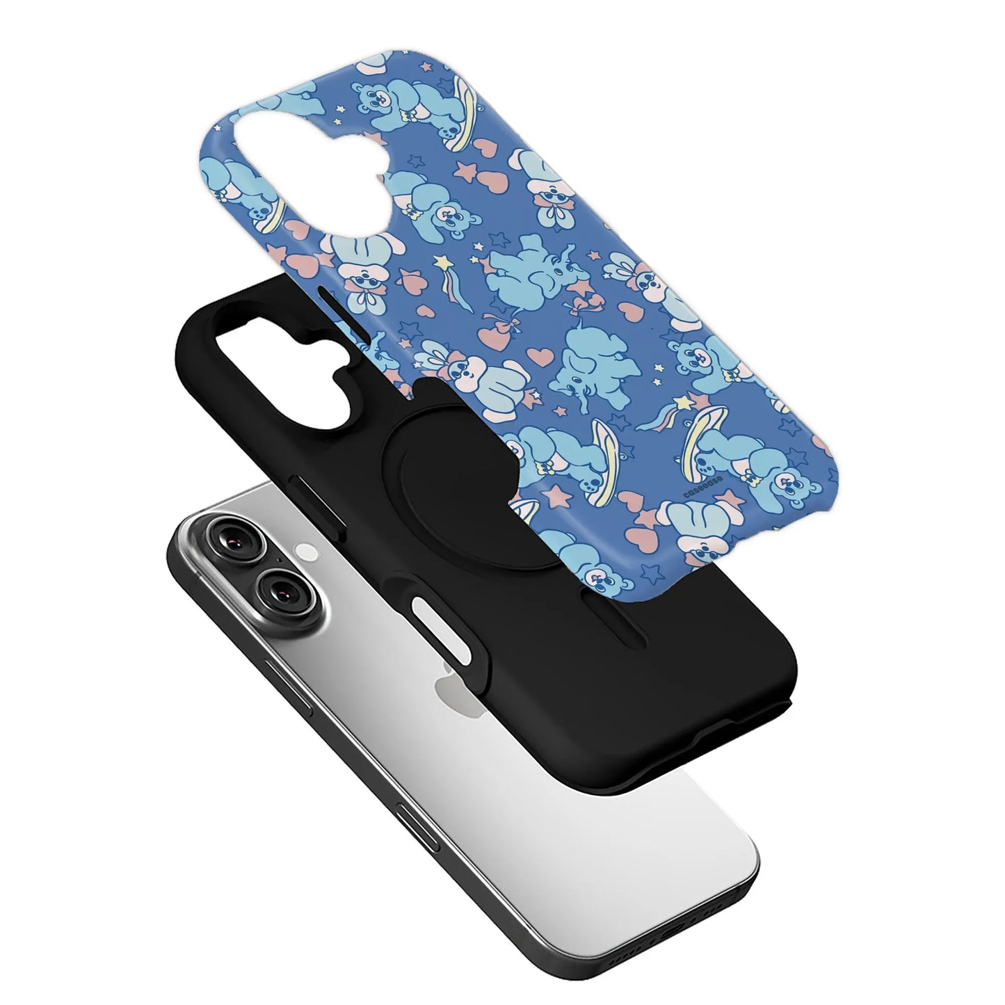 Cute Cartoon Bear Pattern Phone Case