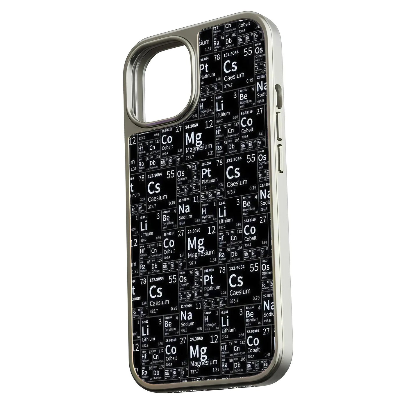 Funda holográfica cromada para iPhone 15 Pro - Elements Chart Design