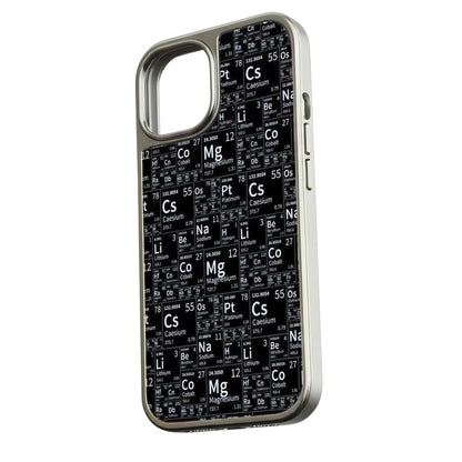 Funda holográfica cromada para iPhone 15 Pro - Elements Chart Design