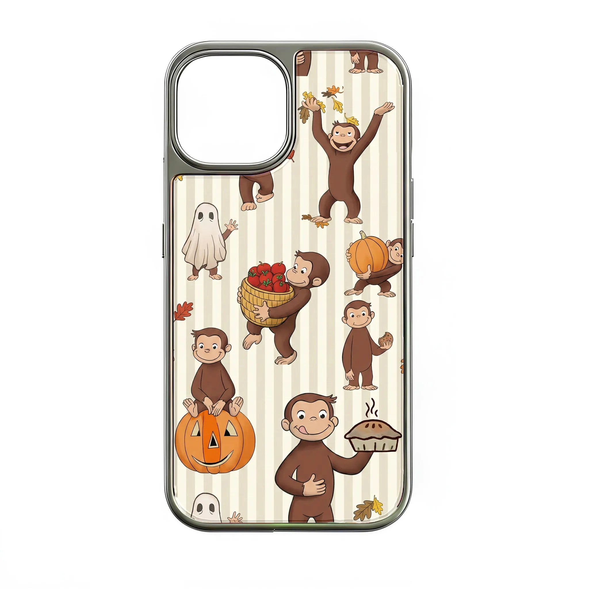 Funda para teléfono Curious Monkey: diseño divertido y ambiente festivo