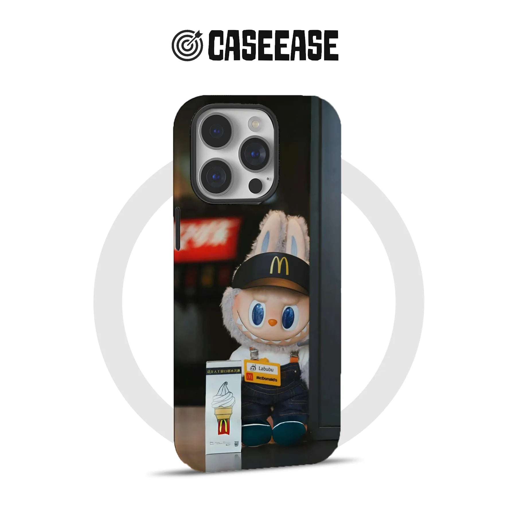 McDonald's Labubu Bunny Phone Case - Cute & Unique Design