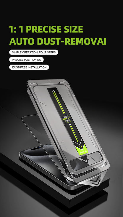 Titan 2026 Dust-Removal Easy-App Screen Protector with Auto Dust Removal & Anti-Static Layer