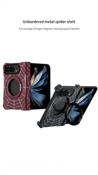 Spiderweb Armor Ring Stand iPhone Duo Case - Original product photo 6