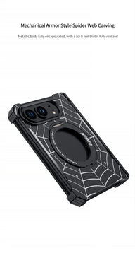 Spiderweb Armor Ring Stand iPhone Duo Case - Original product photo 7