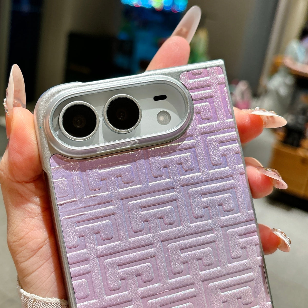 Geometric Texture iPhone Duo Case - Original product photo 7