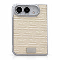 Geometric Texture iPhone Duo Case in Ivory, case only