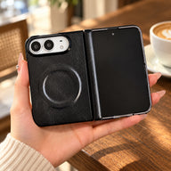 Textured Hinge-Cover iPhone Duo Case, styled product photo 2