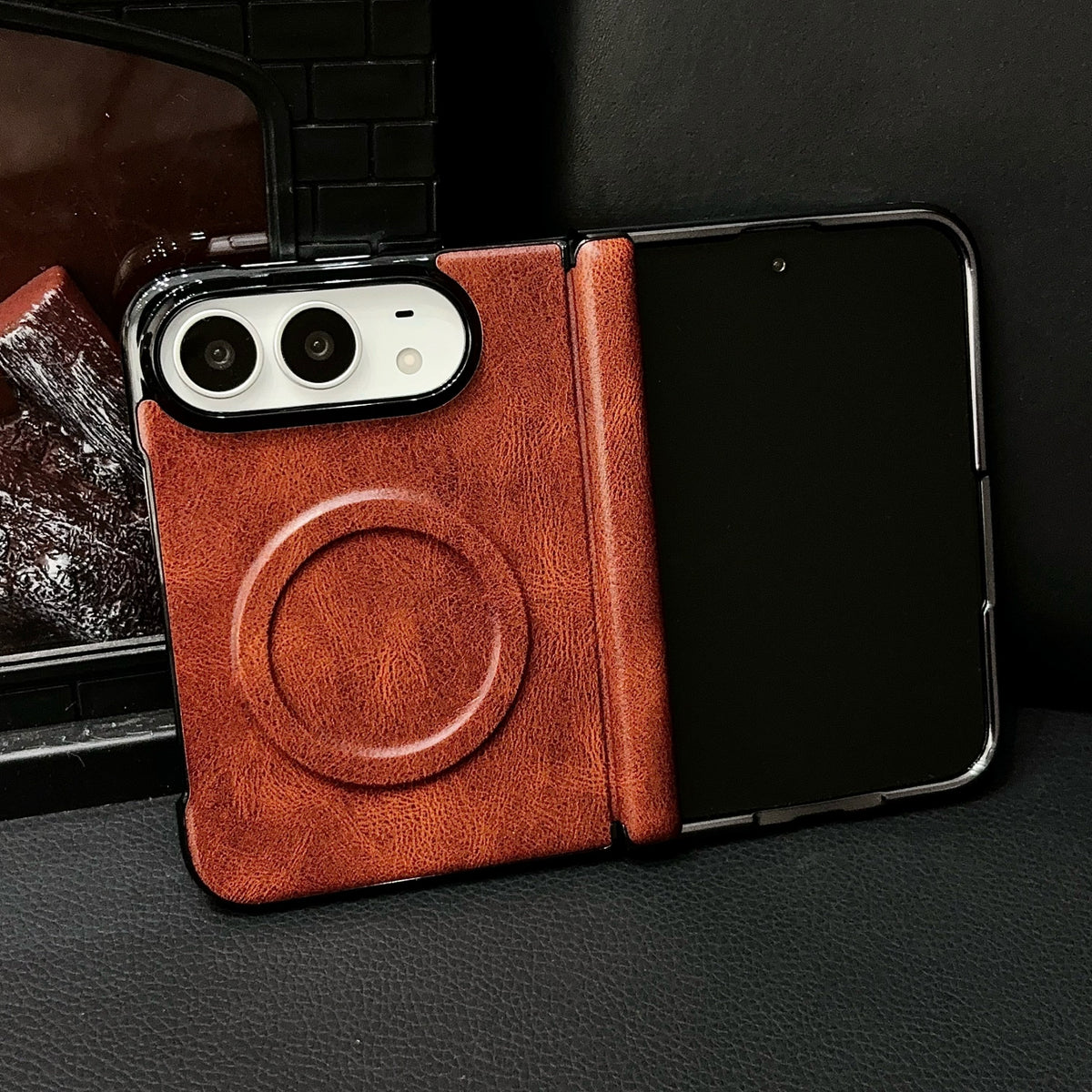 Textured Hinge-Cover iPhone Duo Case - Original product photo 12