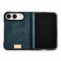 Textured Hinge-Cover iPhone Duo Case in Blue, case only