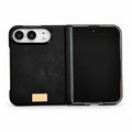 Textured Hinge-Cover iPhone Duo Case in Black, case only