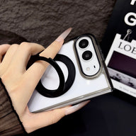 Transparent Color Ring Stand iPhone Duo Case - Original product photo 7
