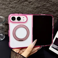 Transparent Color Ring Stand iPhone Duo Case - Original product photo 9