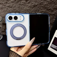 Transparent Color Ring Stand iPhone Duo Case - Original product photo 11