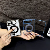 Transparent Color Ring Stand iPhone Duo Case - Original product photo 17