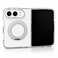 Transparent Color Ring Stand iPhone Duo Case in Clear