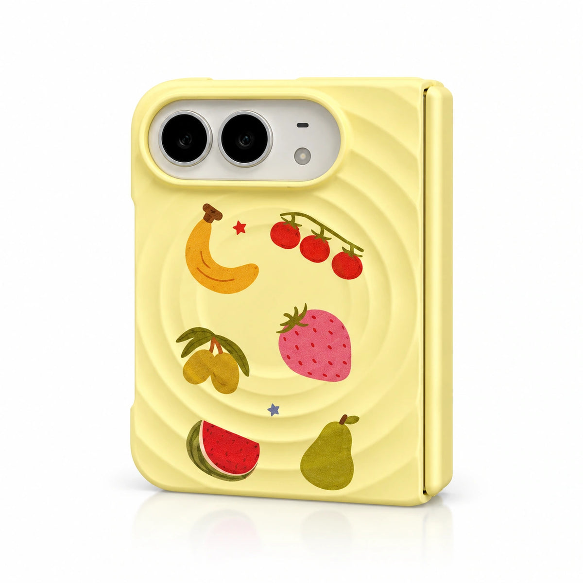 Fruit Ripple iPhone Duo Case in Yellow, case only