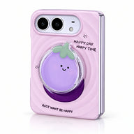 Fruit Ripple iPhone Duo Case in Purple + Stand